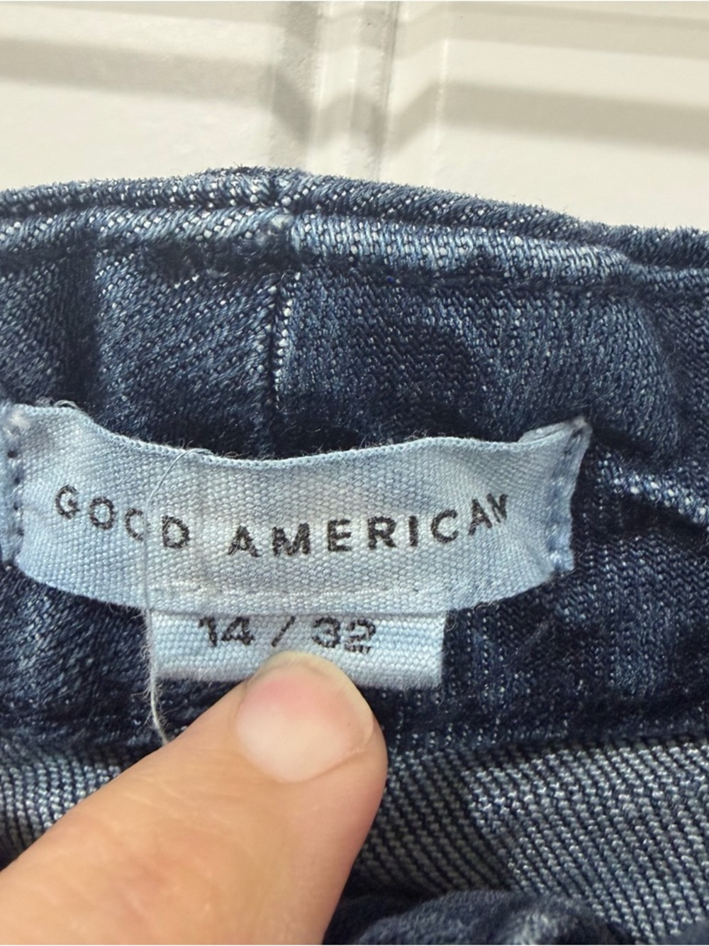 EUC High-Rise Good American Good Waist Palazzo Wide Leg Jean - Picture 4 of 6